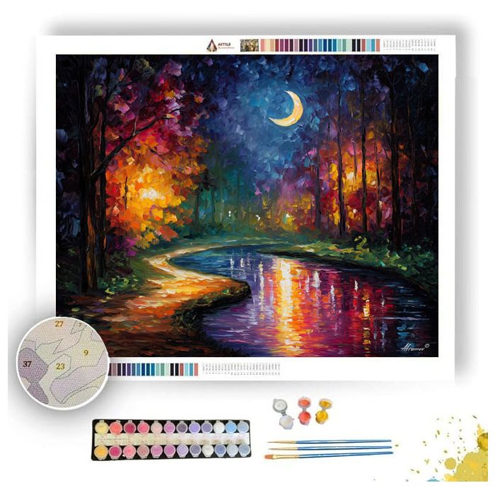 MOONRIVER CURVE - Paint by Numbers Full Kit