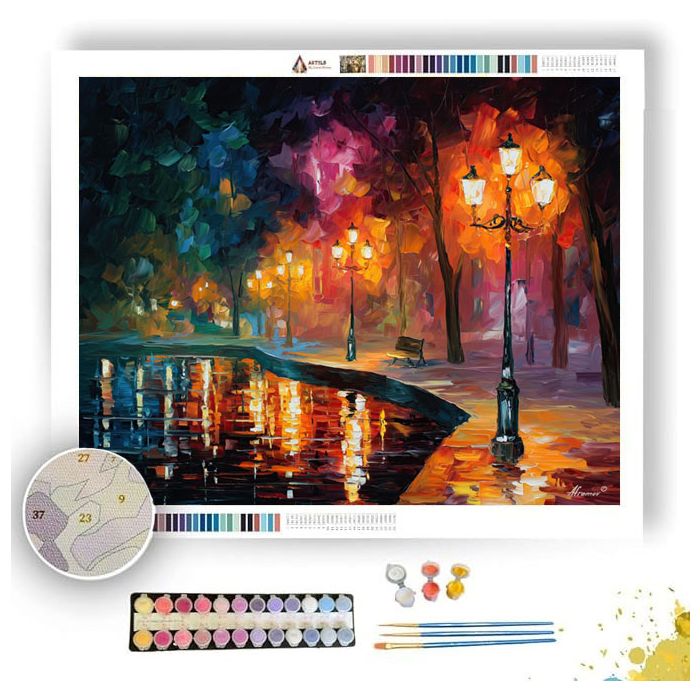 SOFT LAMP SHADOWS - Paint by Numbers Full Kit