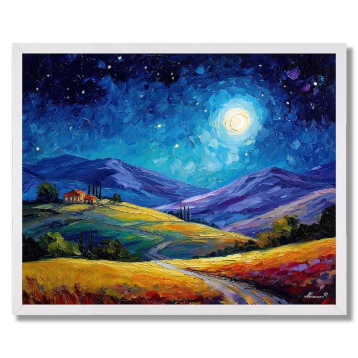 STARRY HILLS REST - FRAMED