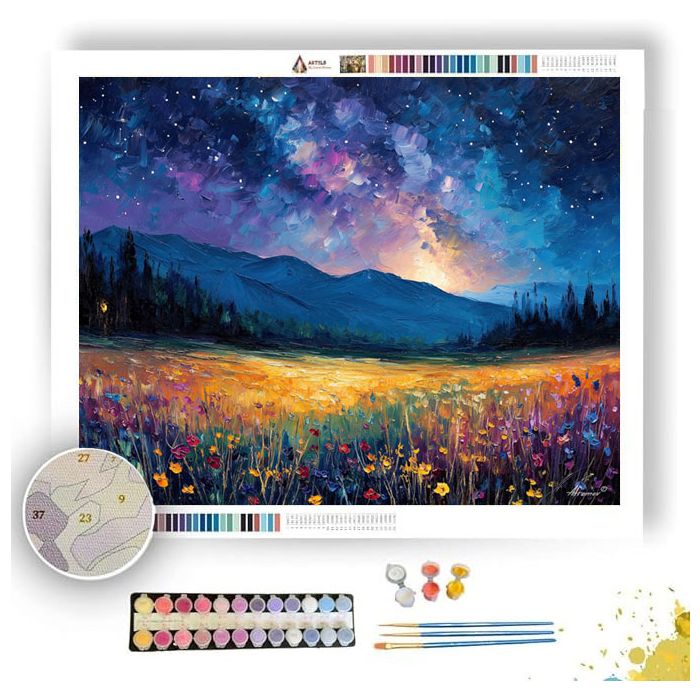 STARRY MEADOW REST - Paint by Numbers Full Kit