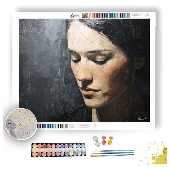 SUBTLE EXPRESSION - Paint by Numbers Full Kit