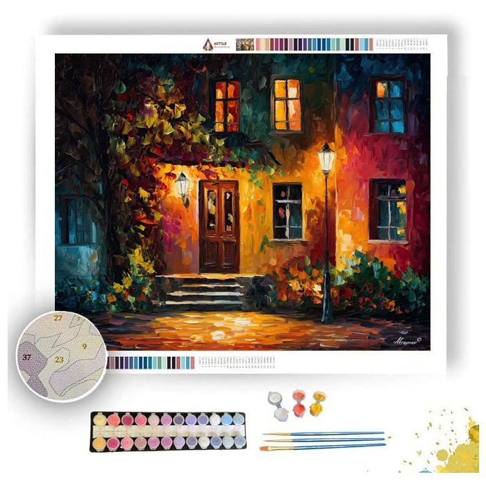 WARM LAMP HAVEN - Paint by Numbers Full Kit