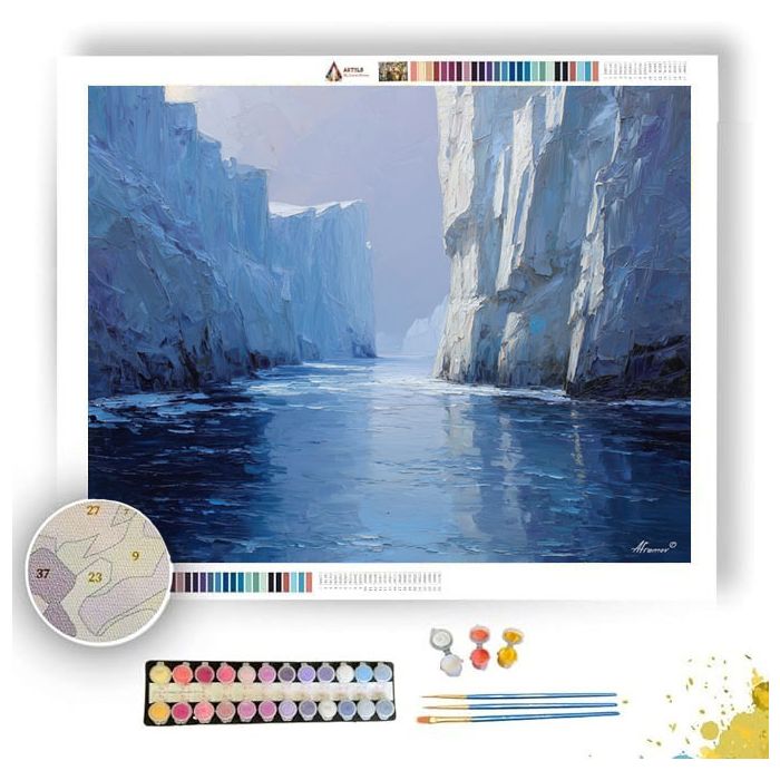 GLACIAL DISTANCE - Paint by Numbers Full Kit