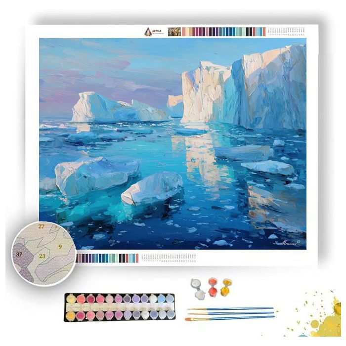 PALE CLIFFS - Paint by Numbers Full Kit