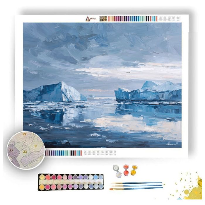 SILENT WINDWORN HORIZON - Paint by Numbers Full Kit