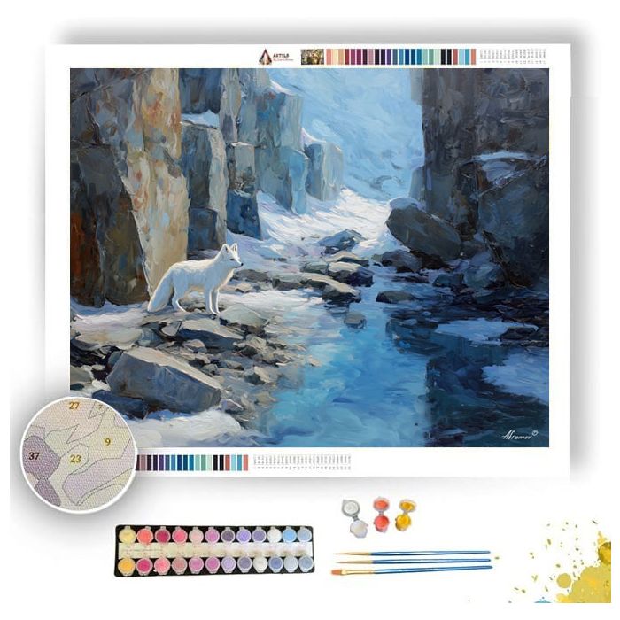 ARCTIC ROAD - Paint by Numbers Full Kit