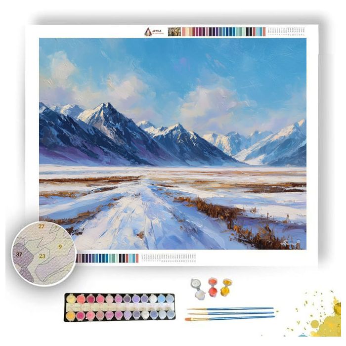 BARE FIELD - Paint by Numbers Full Kit