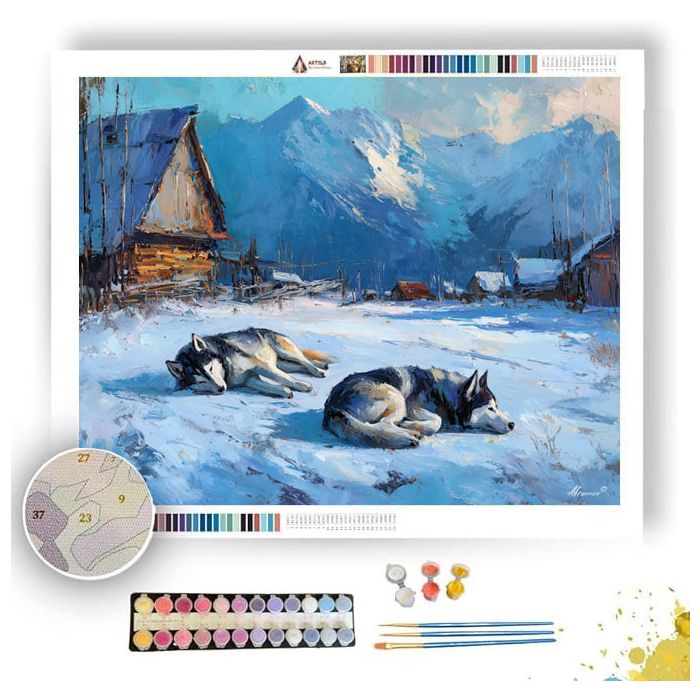 HILLSIDE HILLS - Paint by Numbers Full Kit