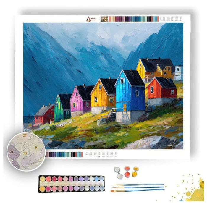 LIVING HOMES - Paint by Numbers Full Kit