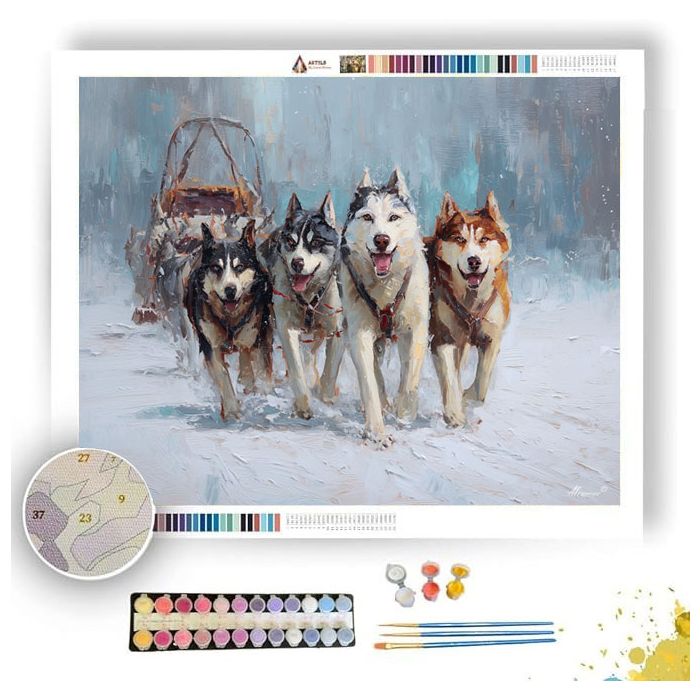 LOW DOGS - Paint by Numbers Full Kit