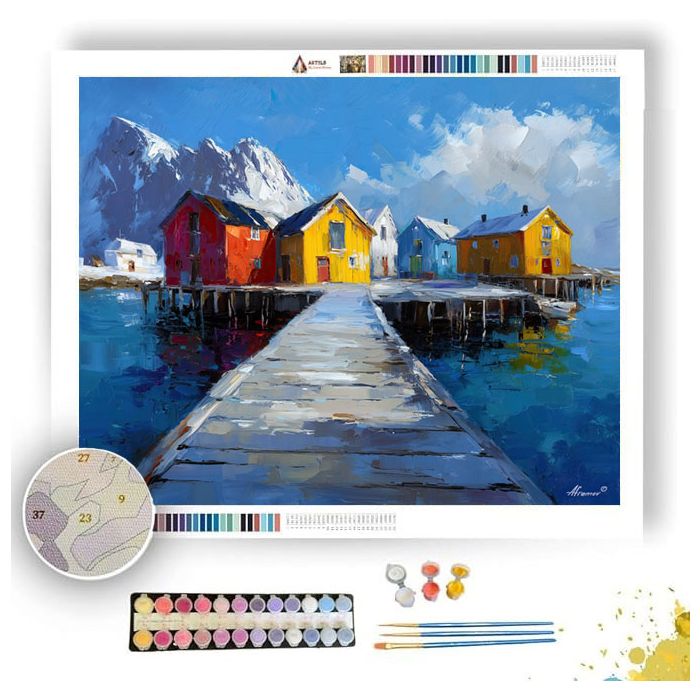 REMOTE COAST - Paint by Numbers Full Kit