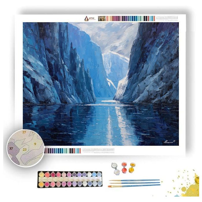 SILENT COLD FIELD - Paint by Numbers Full Kit