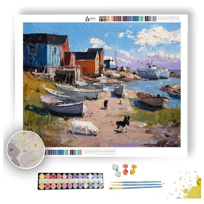 GREENLAND SOFT STREET - Paint by Numbers Full Kit