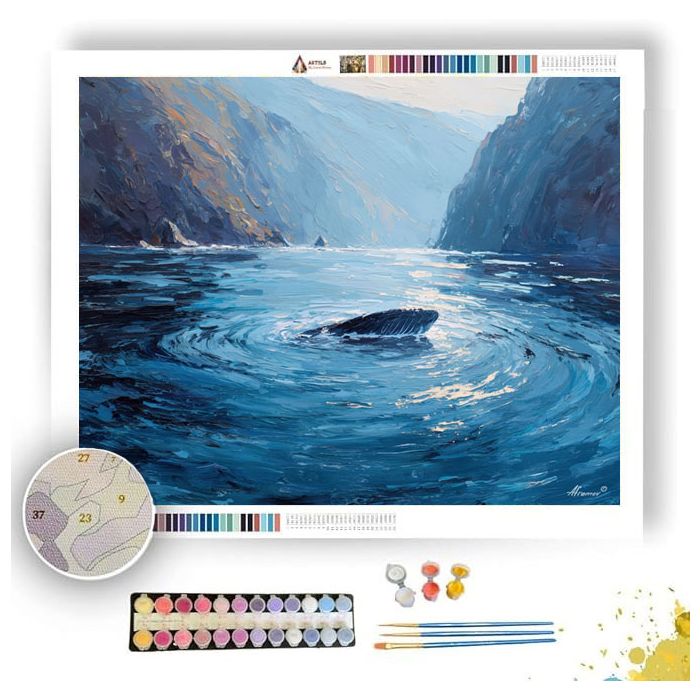 DRIFTING LINE - Paint by Numbers Full Kit