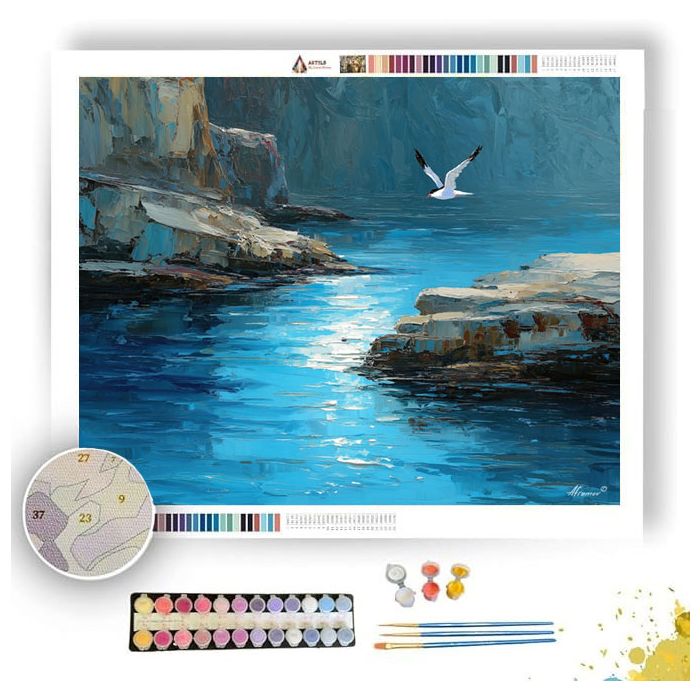 GRAY CROSSING - Paint by Numbers Full Kit