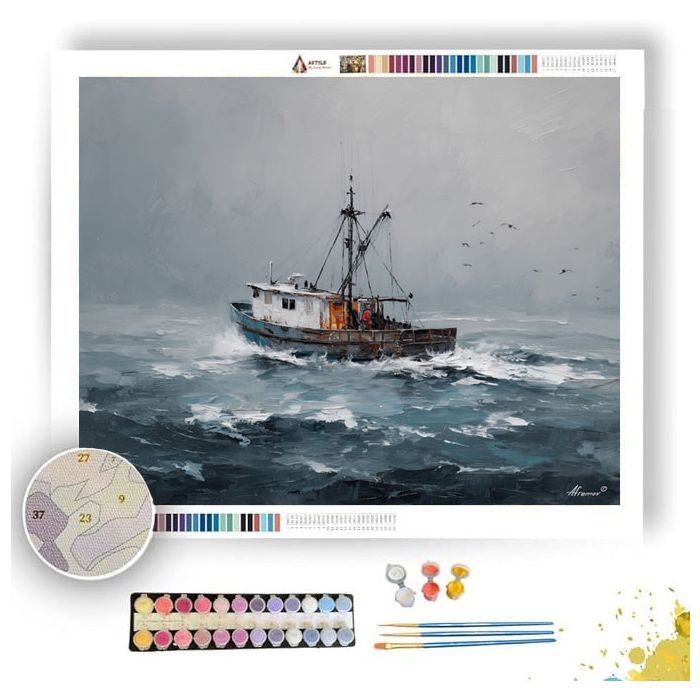 GRAY REACH - Paint by Numbers Full Kit