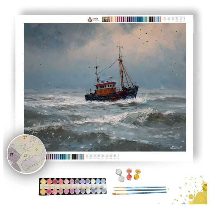 LONELY CROSSING - Paint by Numbers Full Kit