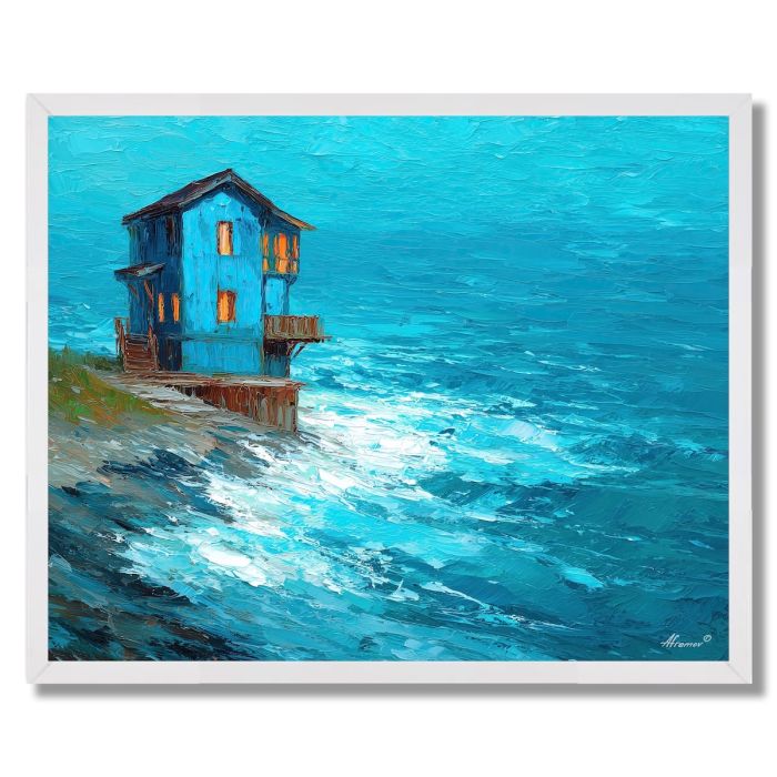 LONELY WAVES - FRAMED