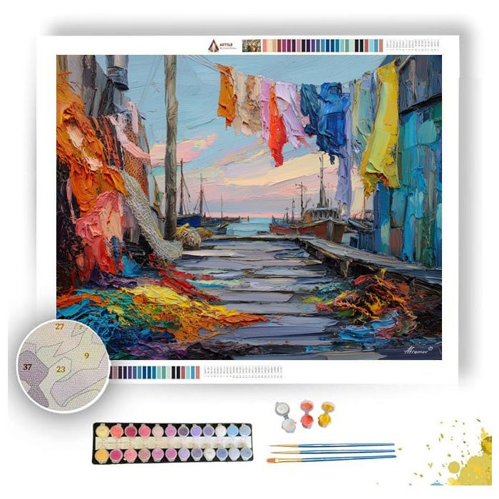 LOW ROUGH BAY - Paint by Numbers Full Kit