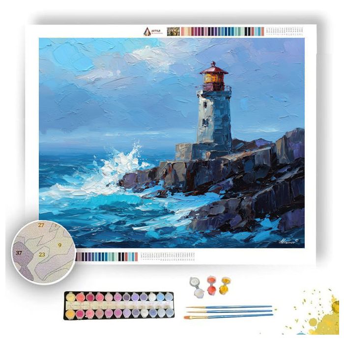 PALE COAST - Paint by Numbers Full Kit