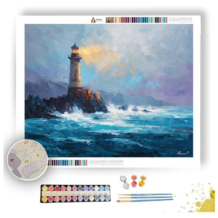 PALE COLD CURRENT - Paint by Numbers Full Kit