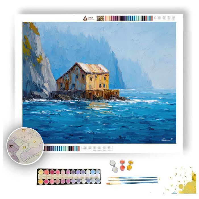 REMOTE HARBOR - Paint by Numbers Full Kit