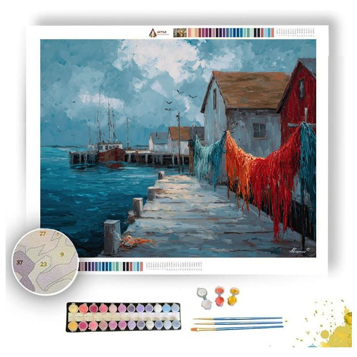 ROUGH SEA - Paint by Numbers Full Kit