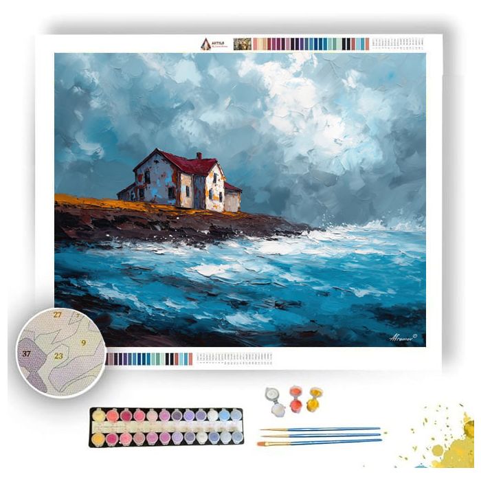 WINDY PALE DISTANCE - Paint by Numbers Full Kit