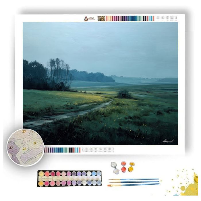 QUIET SLOPE FIELD - Paint by Numbers Full Kit