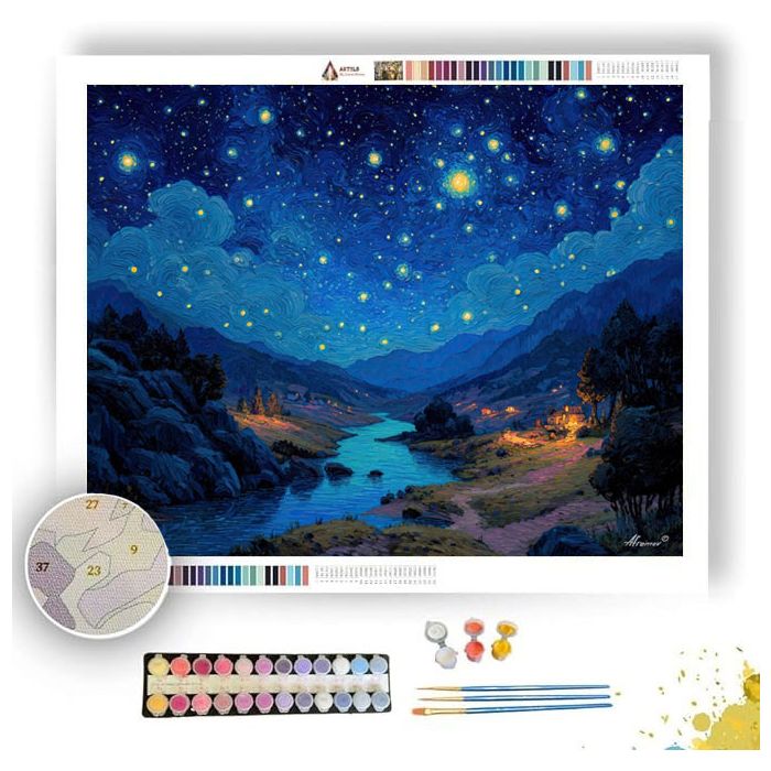 MOONVEIL STAR VALLEY - Paint by Numbers Full Kit