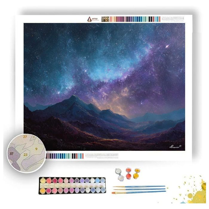 CELESTIAL RIDGE REST - Paint by Numbers Full Kit