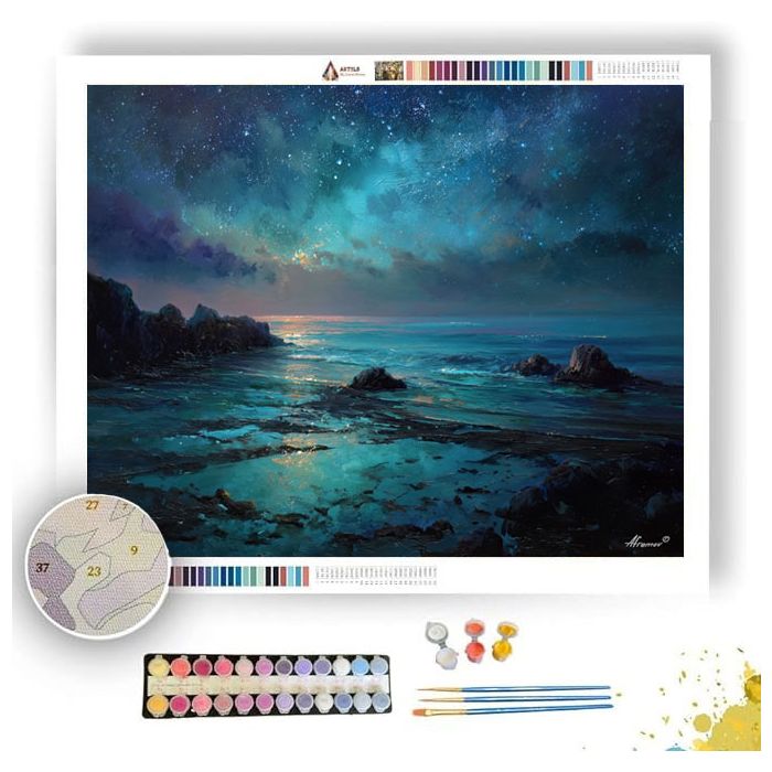 CELESTIAL SHORE QUIET - Paint by Numbers Full Kit