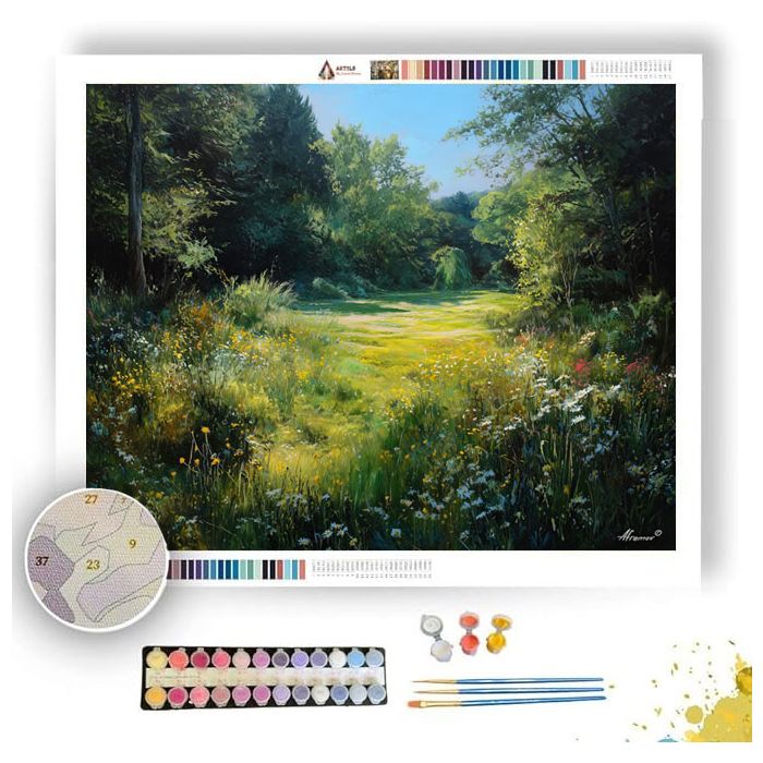 CLEARLIGHT MEADOW SPAN - Paint by Numbers Full Kit