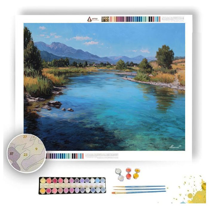 CLEARLIGHT RIVER FLATS - Paint by Numbers Full Kit