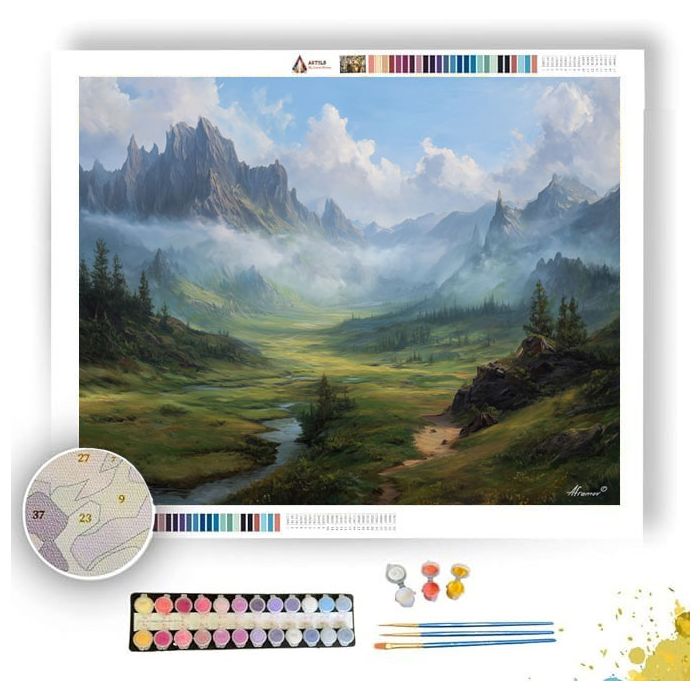 CLEARSONG VALLEY - Paint by Numbers Full Kit