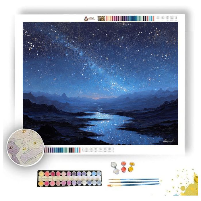 CONSTELLATION STILL LAND - Paint by Numbers Full Kit