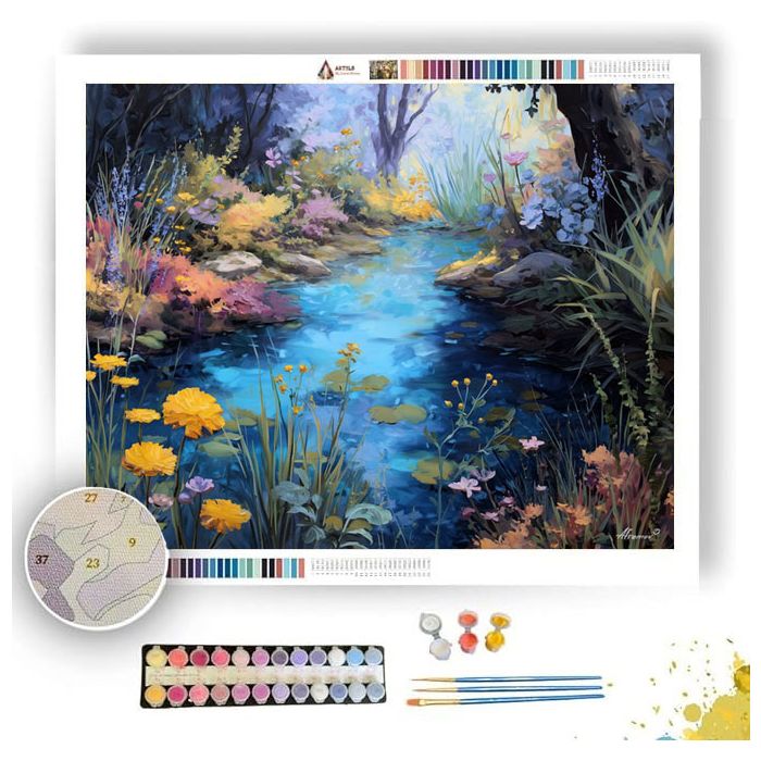 DAYBLOOM RIVERBANK - Paint by Numbers Full Kit