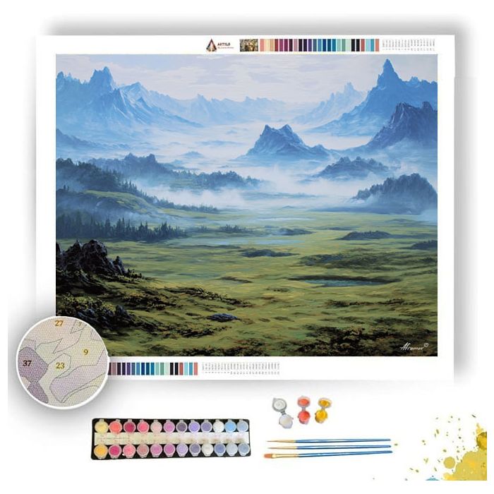 DAYLIGHT VEIL HILLS - Paint by Numbers Full Kit