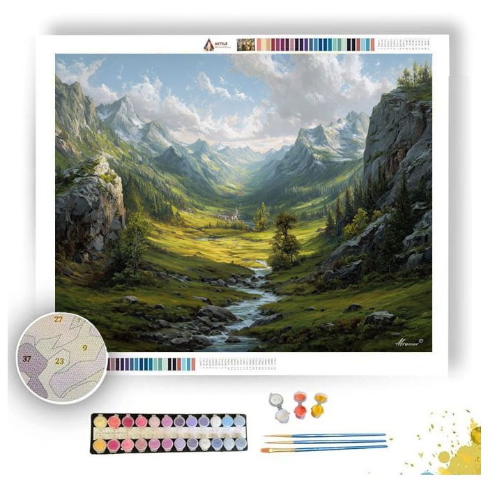 DAYLIGHT WIND VALLEY - Paint by Numbers Full Kit