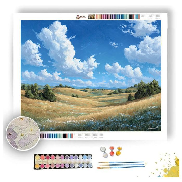 GENTLE SKY PASTURE - Paint by Numbers Full Kit