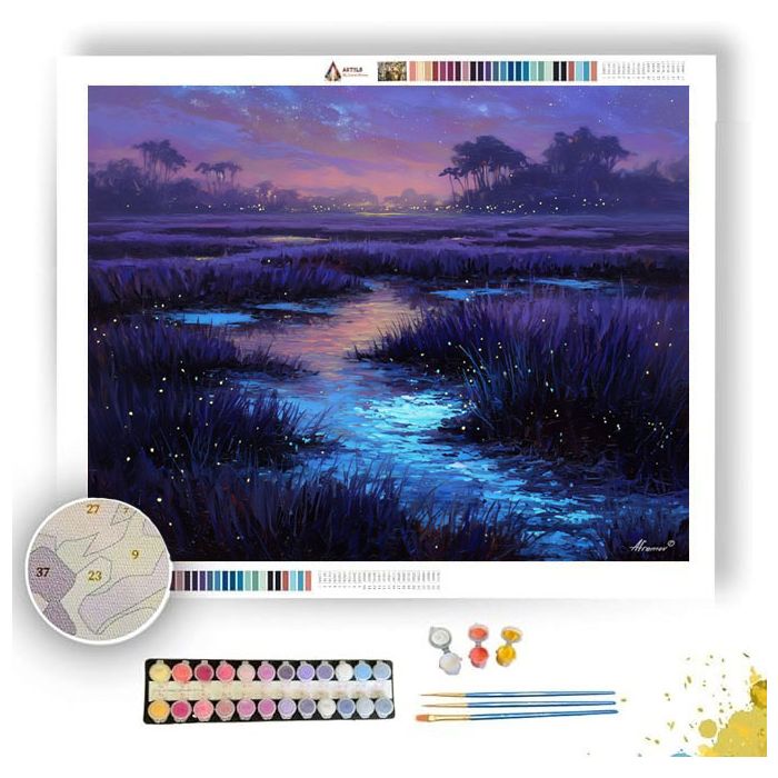 GLOWTIDE MARSH - Paint by Numbers Full Kit