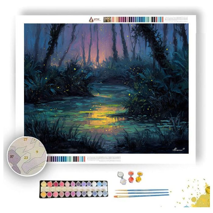 GLOWWATER MARSH - Paint by Numbers Full Kit