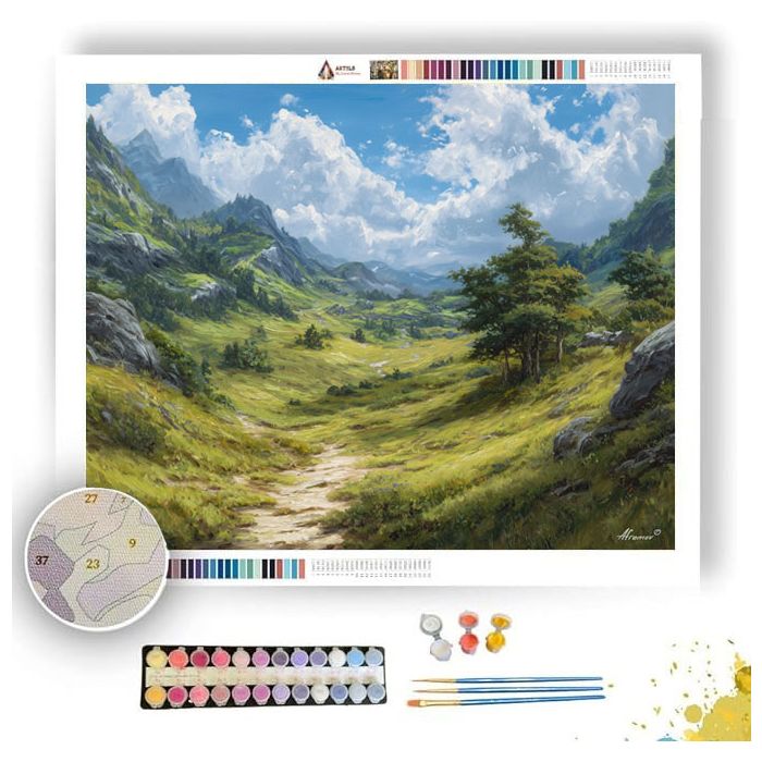 LIGHTSET DAY TERRAIN - Paint by Numbers Full Kit