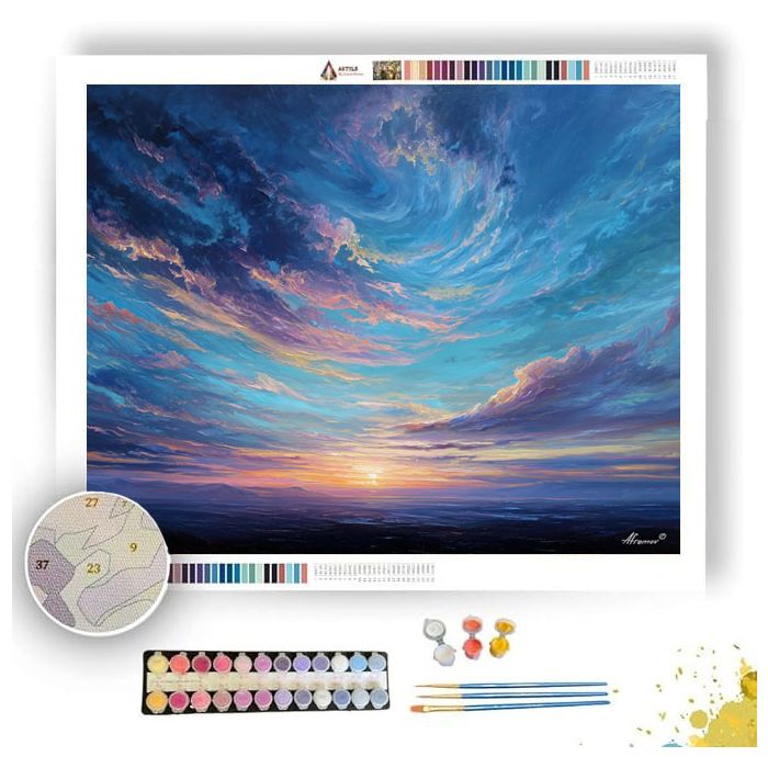 LUMEN HORIZON FIELD - Paint by Numbers Full Kit