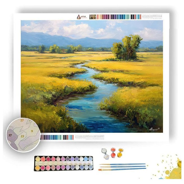 LUMEN RIVER FIELDS - Paint by Numbers Full Kit