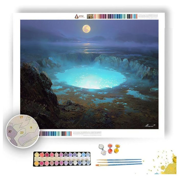 LUNAR MIST BASIN - Paint by Numbers Full Kit