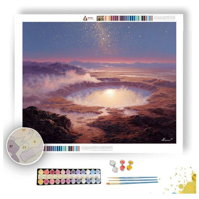 LUNAR VEIL BASIN - Paint by Numbers Full Kit