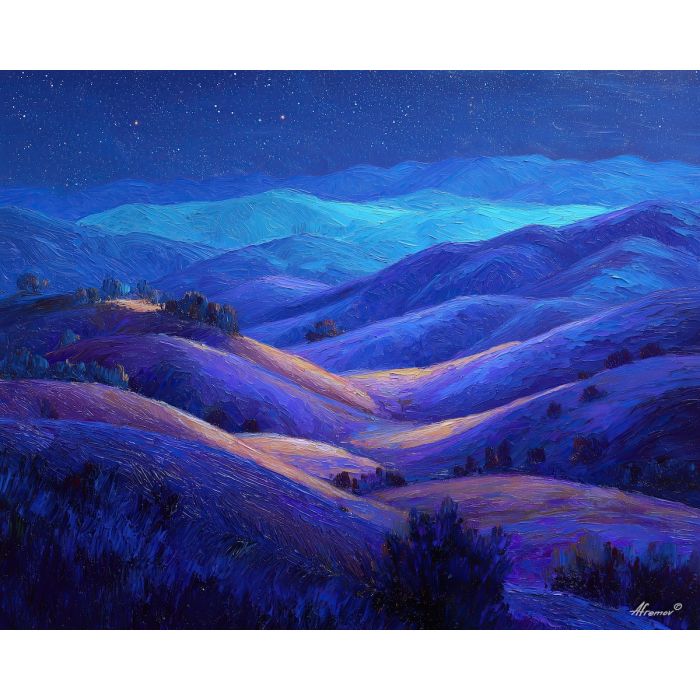 NOCTILUME HILLS - Paint by Numbers Full Kit