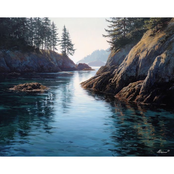 QUIET COASTAL INLET - Paint by Numbers Full Kit
