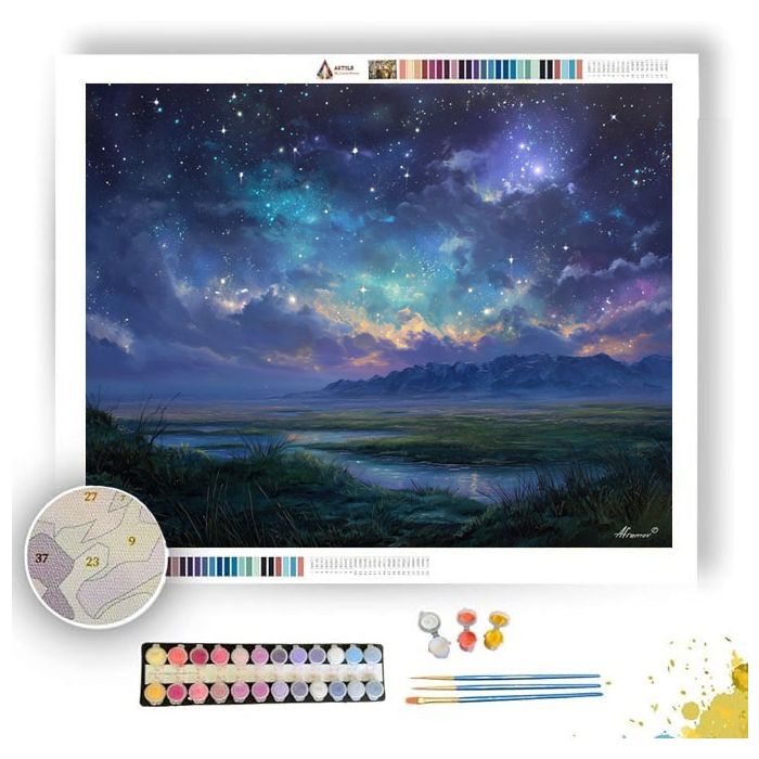 QUIET CONSTELLATION LAND - Paint by Numbers Full Kit